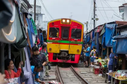 The Mae Klong Railway Market: A Thrilling Experience in Thailand