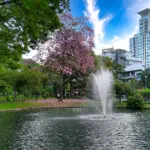 Santiphap Park (Park of Peace) in Bangkok