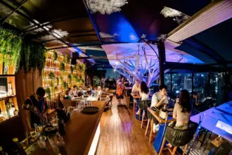 Above Eleven Rooftop Bar in Bangkok