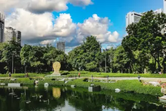 Benjasiri Park in Bangkok
