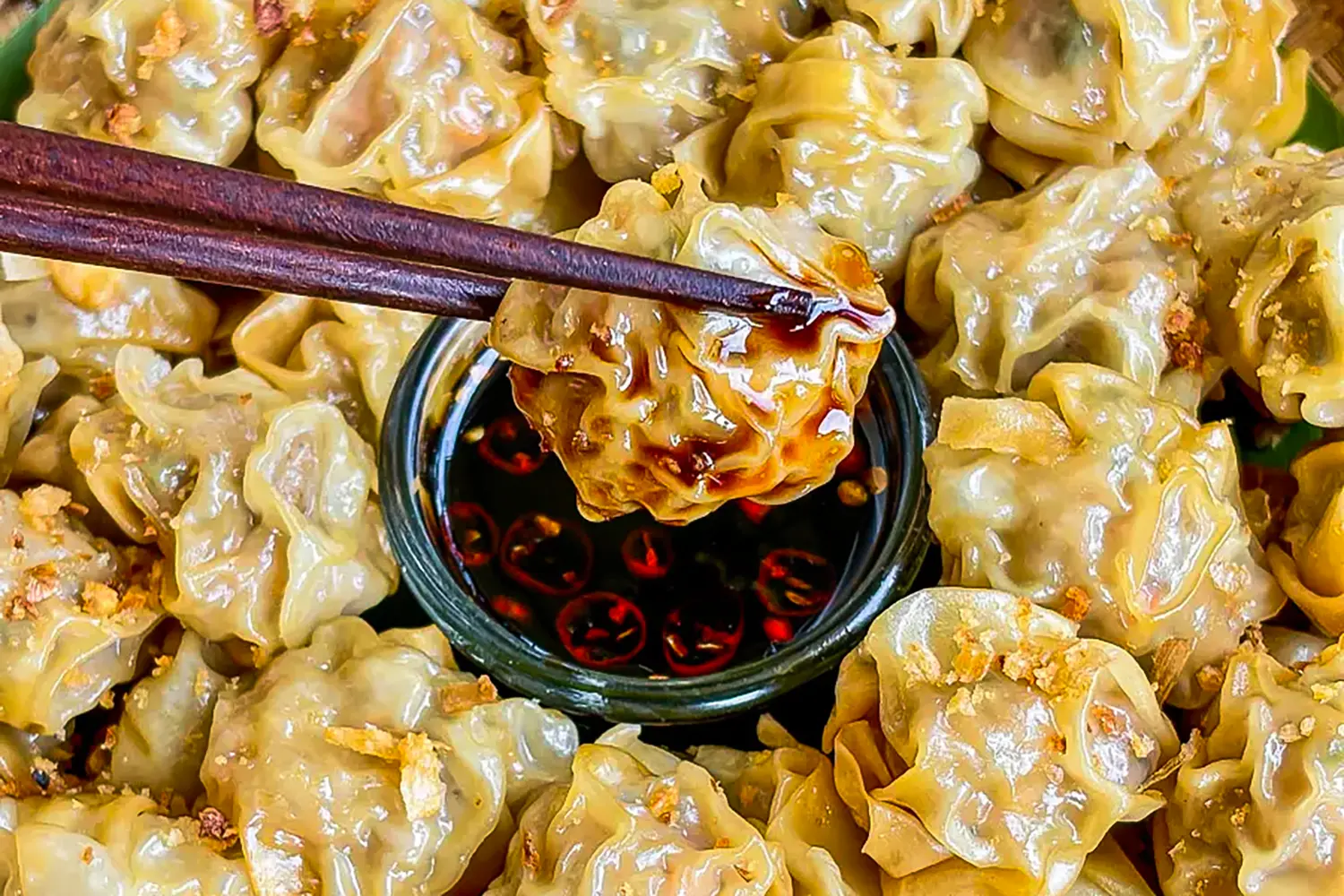 Kanom Jeeb (Thai Dumplings Recipe)