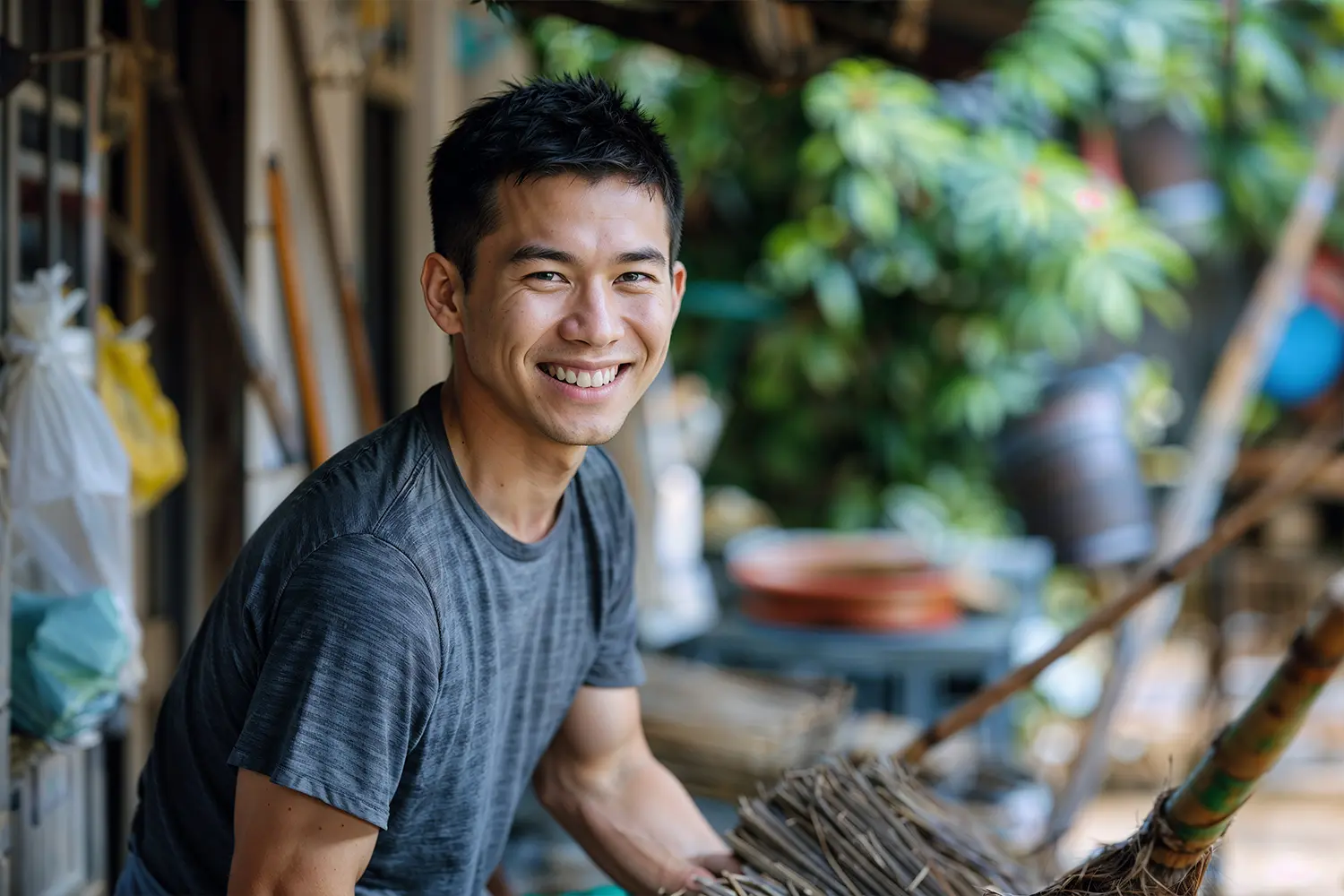 Thai Man's Smile